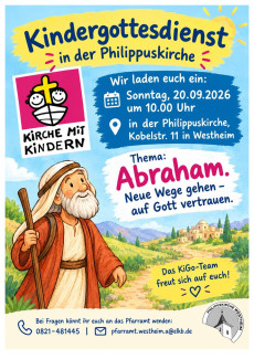 Plakat Kindergottesdienst September