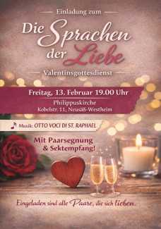 Plakat Valentinsgottesdienst