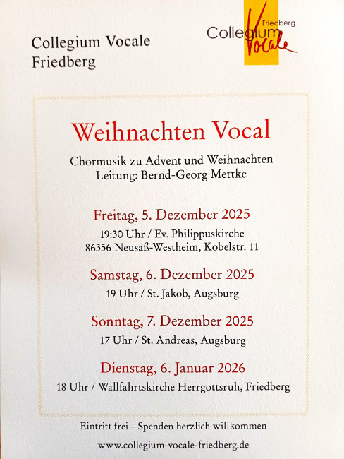 Flyer Konzert