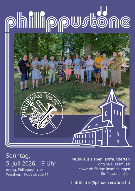 Konzertplakat PhiliBrass